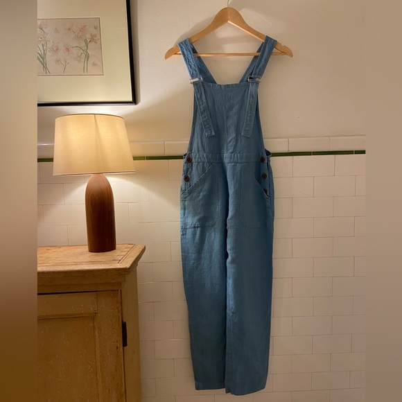 Lily Ashwell Linen Jo Dungarees (overalls) - Picture 1 of 4